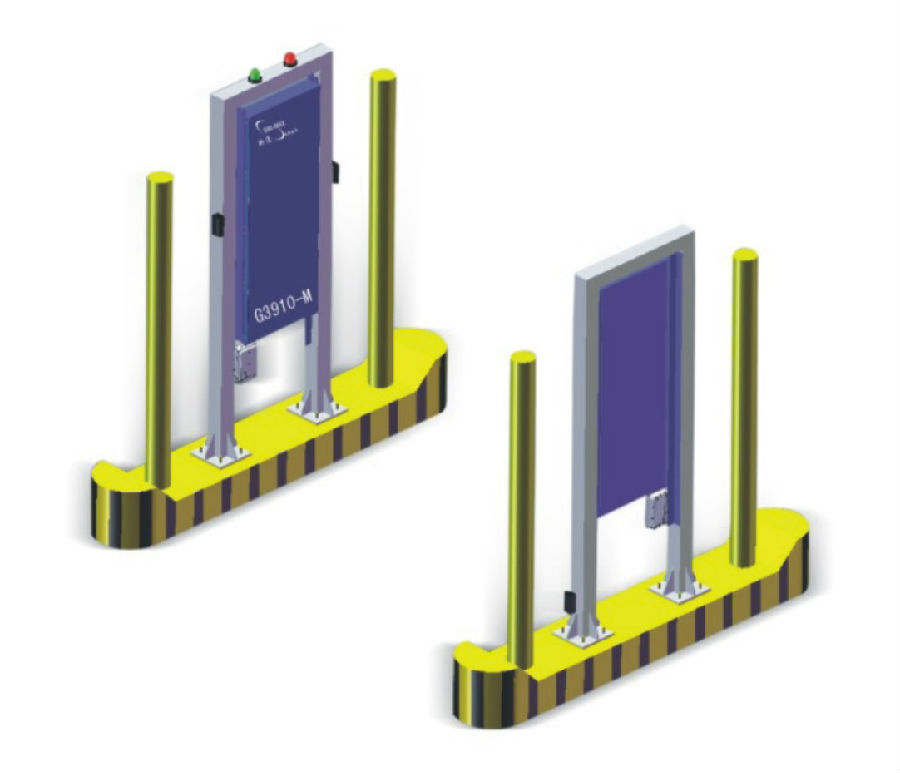 SIM-MAX G3910-M 中小型通道式車輛放射性監(jiān)測系統(tǒng)