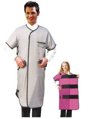 美國bar ray 半袖雙面連體標準粘扣型C211射線防護服